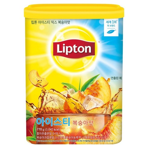 립톤 아이스티 믹스 복숭아맛, 770g, 1개입, 1개