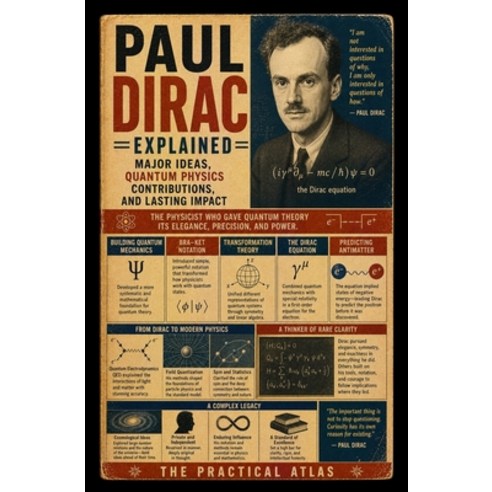 (영문도서)Paul Dirac Explained: Major Ideas Quantum Physics Contributions and Lasting Im... Paperback, Independently Published, English, 9798196918667