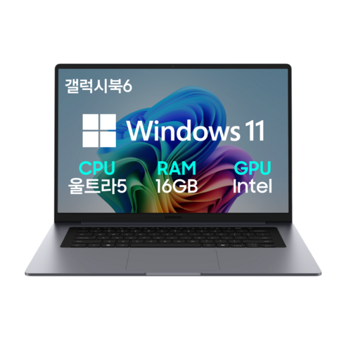 삼성전자 갤럭시북6 NT760VJT-A51A 16인치(40.6cm) 코어Ultra5 인텔16세대 노트북 한컴오피스팩 동봉, T-A51A, WIN11 Home, 16GB, 512GB, 그레이