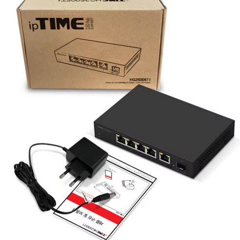 EFM 아이피타임 HG25005T1 스위치허브, 화이트
