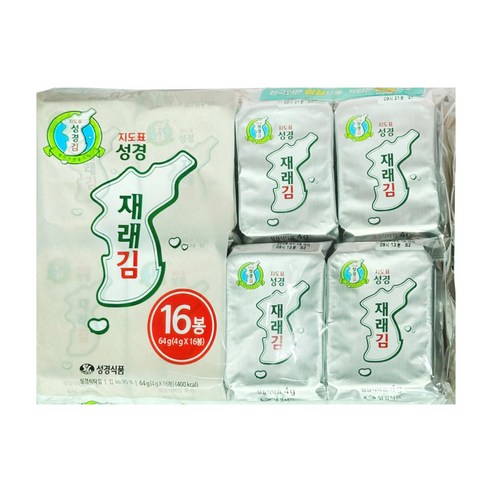 [현대프리마켓] 성경김 재래 식탁김, 64g, 2개