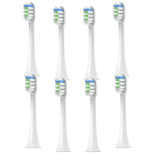 [NMX] 샤오미 수카스 호환용 전동 칫솔모 X3 X5 V1 V2 X3Pro X3U X1, 8개, 호환칫솔모