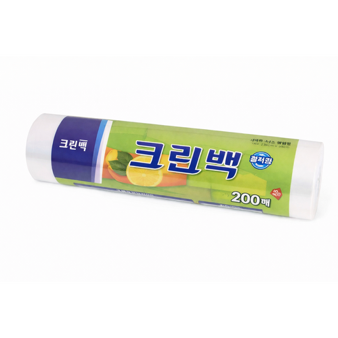 크린랩 롤백 25cm x 35cm, 중(M), 200개입, 1개