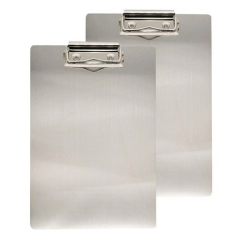 스테인레스 클립보드 B6 19.5 x 15 cm(소) 2개