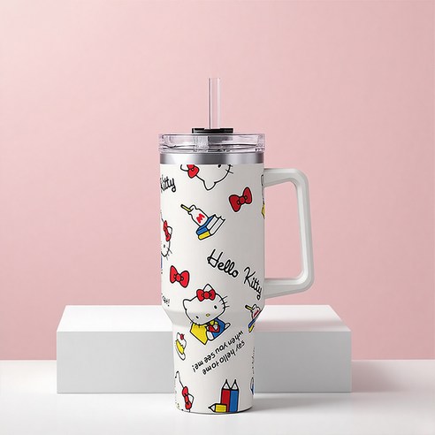 Tiger Pavilion 304 스테인리스 스틸 대용량 캐릭터 텀블러 이미지 2