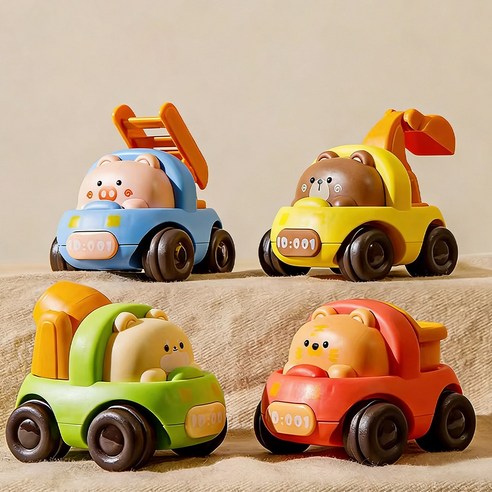 토요요 유아 캐릭터 관성 미니 트럭 장난감 세트 자동차 역할놀이 선물 추... 솔직 후기 | 실사용자 리뷰 분석 - 상품 이미지 1