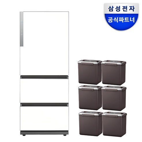 삼성 비스포크 김치냉장고 스탠드형 3도어 신형 김치플러스 화이트 300리... 개봉기 | 실사용 후기 - 상품 이미지 1