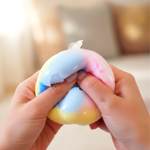 아르텐 왁뿌볼 말랑이 스퀴시 왁스뿌시기, 2개, 60g, 파스텔