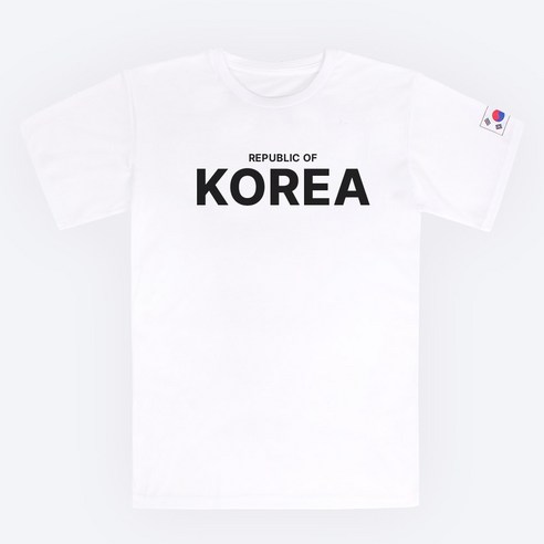 REPUBLIC OF KOREA 쿨링 반팔 티셔츠 RT002 - 헬스 운동 응원 기능성 드라이핏 쿨소재 스포츠