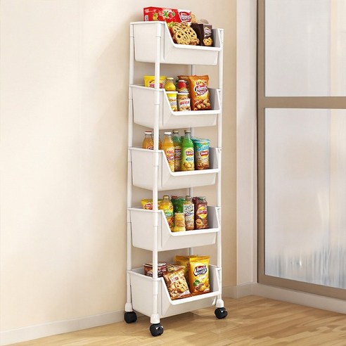  이동식 수납 트롤리 3~5단