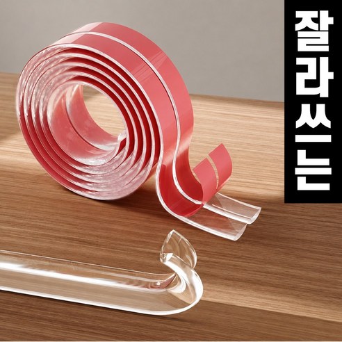 착착만물상 잘라쓰는 모서리 코너 보호대 테이프, 투명(Clear), 1개