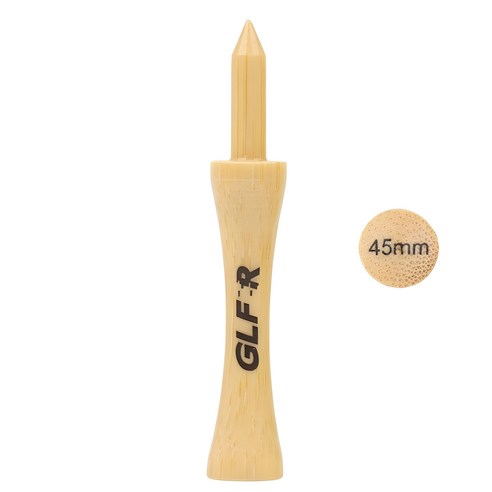 GLFR 스탭 골프티 100%대나무, 100개, 45mm