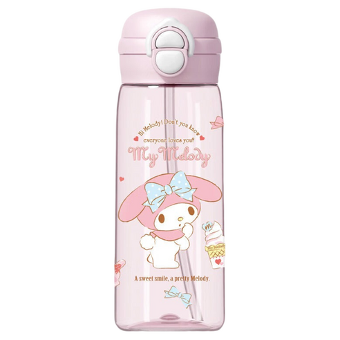 StarR 산리오 더블 드링크 텀블러, 1개, 500ml, 핑크 마이멜로디