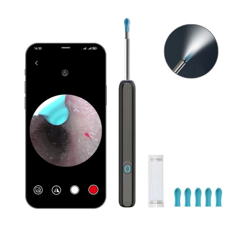 MountainWter 스마트폰 LED 내시경 귀이개 귀후비개 500W고... 실사용 후기 | 효과 있을까? - 대표 이미지