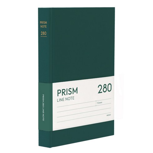인디고 프리즘 280 라인 양장 노트 (B6 32절), 포레스트