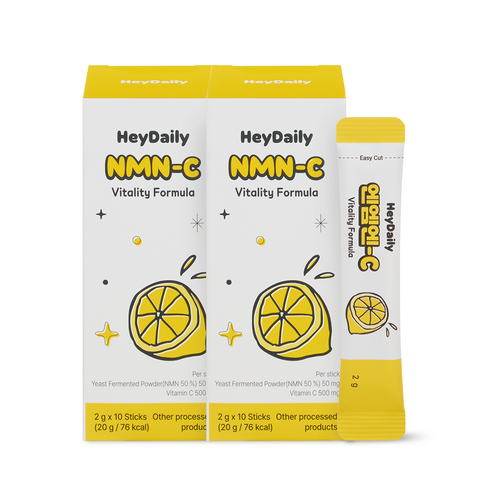 [공식판매처] 헤이데일리 NMN-C 엔엠엔씨 천연NMN 비타민C 레몬맛 ... 맛있게 먹은 솔직 후기 - 상품 이미지 1