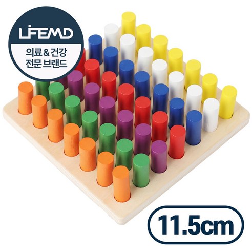 라이프엠디 작업치료도구 교구 11.5cm 손가락 재활 작업 도구 인지 치매 노인놀이치료 치매예방 소근육 인지치료, 1개