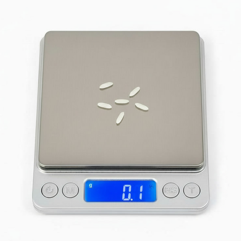 실버킴 가정용 초정밀 주방저울 전자저울 3kg, svk01, silver