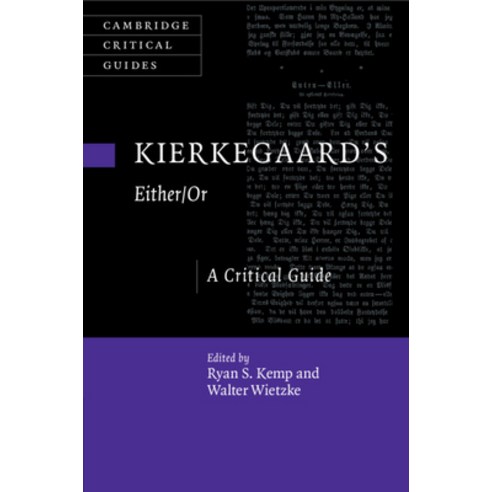 (영문도서) Kierkegaard's Either/Or: A Critical Guide Paperback, Cambridge University Press, English, 9781009066945