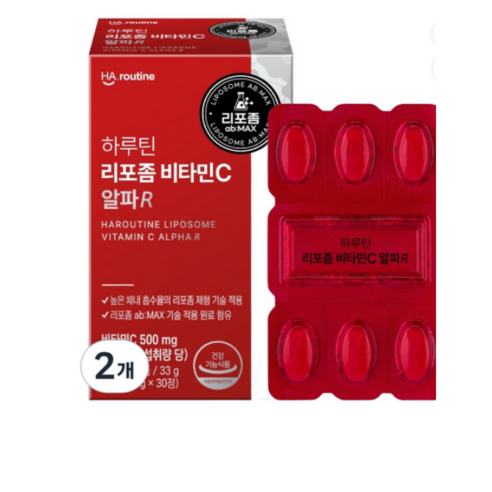 하루틴 리포좀 비타민C 알파, 30정, 2개