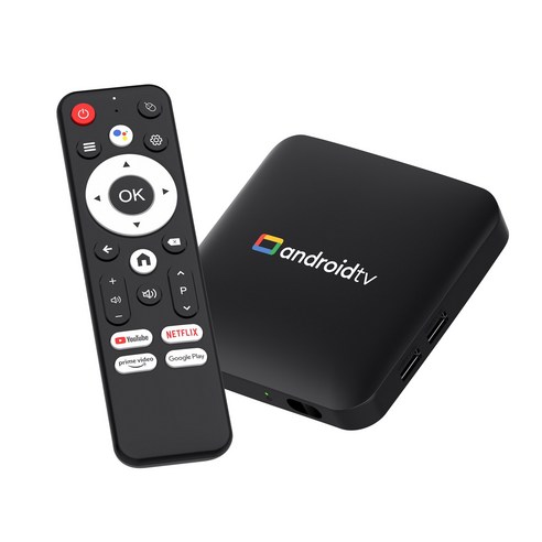 PYHO 4K UHD 안드로이드tv셋톱박스 ott셋톱박스 TV 스틱, H96Max-블랙A(2GB+16GB), 1개