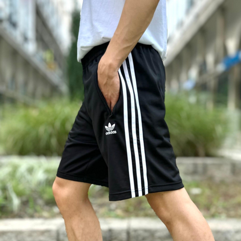 아디다스 FBSHO 남성 반바지 쇼츠 파이어버드 아디컬러 밴딩 운동복 트레이닝복 하의 블랙