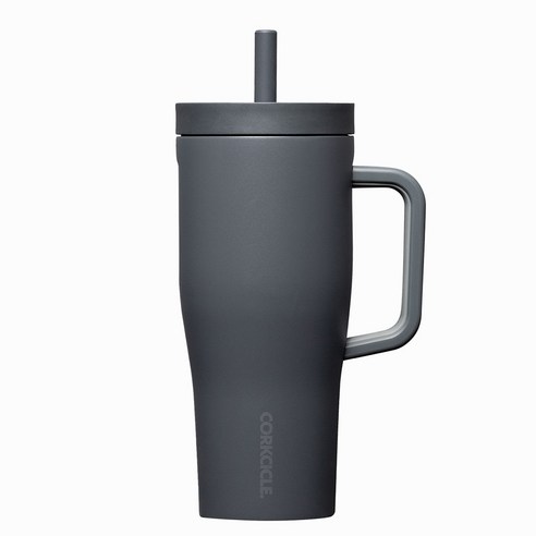 [잠금기능] 콕시클 크루저 cruiser 빨대 텀블러 손잡이 대용량 22oz, 1개, 650ml, Flint