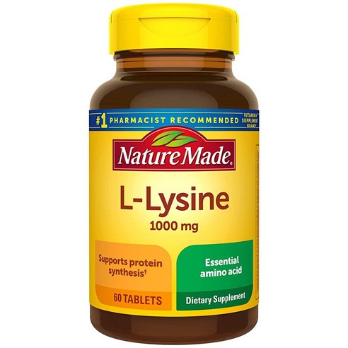 네이처메이드 L 라이신 1000mg 타블렛 60정, 네이처메이드 L-라이신 1000mg 태블릿 60정 11 × 60정 × 1개