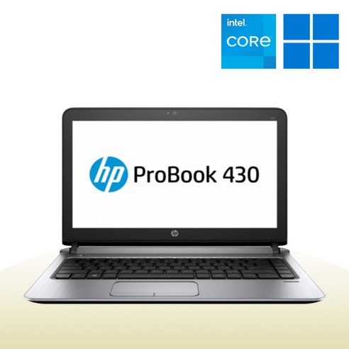 HP 프로북 430 G3 i5 6200U 인강용 리퍼 가성비 싼 저렴 저가 노트북 13인치, 블랙, Pro 430 G3, 120GB, 8G, Windows 10