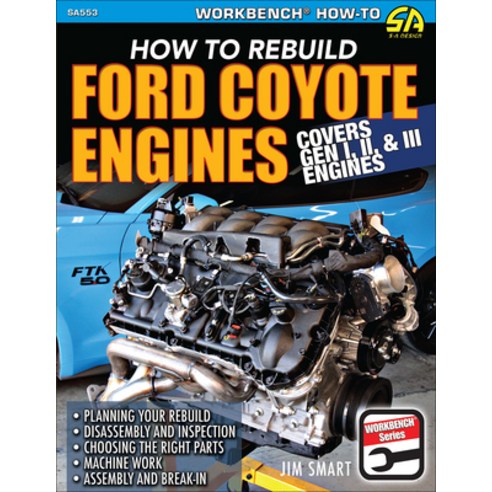 (영문도서)Ford Coyote Engines: How to Rebuild Paperback, Sa Design, English, 9781613258514