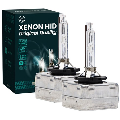 모든상사 HID 램프 제논 벌브 6000K 1셋트, D3S, 2개