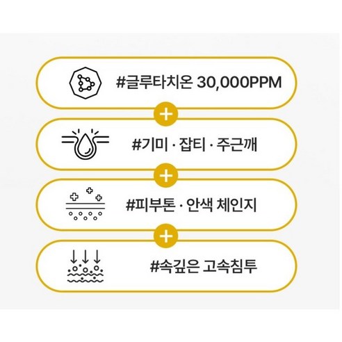약국입점 메디케이 글루타치온30000 앰플 50ml 기미 잡티 미백 광채 세럼 검버섯 주름 주근깨 이미지 2