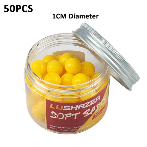 옥수수 잉어 플로팅 소프트 낚시 미끼 8 10 14mm 인공 냄새 라운드 미끼 부력 공 TPR 미끼 Chub Swimbait 5