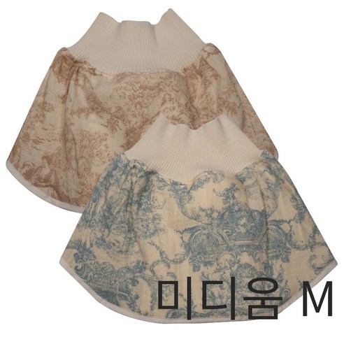 아기통풍치마 천기저귀 기저귀발진, 1개, 블루+브라운