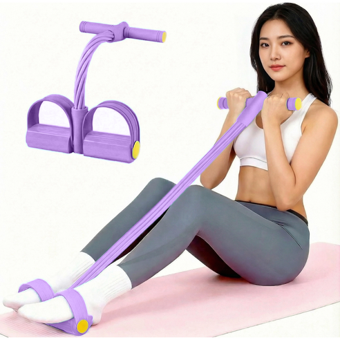 별의 바다 고탄력 홈트 스트레칭 운동 요가 근력운동고무 스포츠 밴드, 1개, 보라색