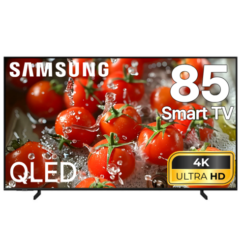 삼성 TV QLED 퀀텀닷 4K 85Q60 스마트 티비 214cm(85인치) OTT 넷플릭스 유튜브 미러링