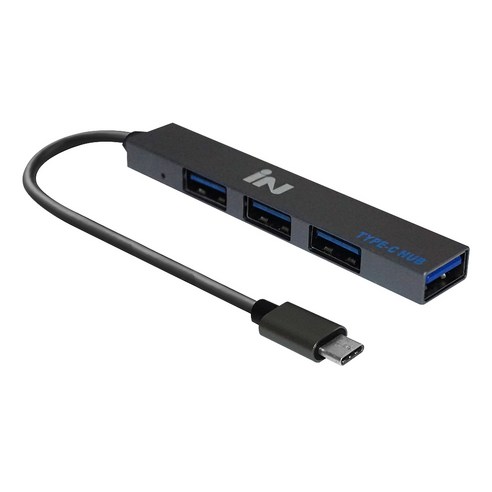 USB허브 C타입 to USB3.0 4포트 INV072