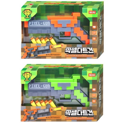 픽셀 다트건 1개 랜덤 너프건 소프트 안전다트 마인크래프트 다트건