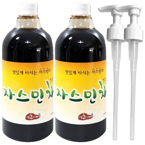 홍치마 대용량 자스민차 원액 중국집 중식당 음료 고농축 액상차 다홍치마 1000ml (물병 X), 2개, 1개입, 1L