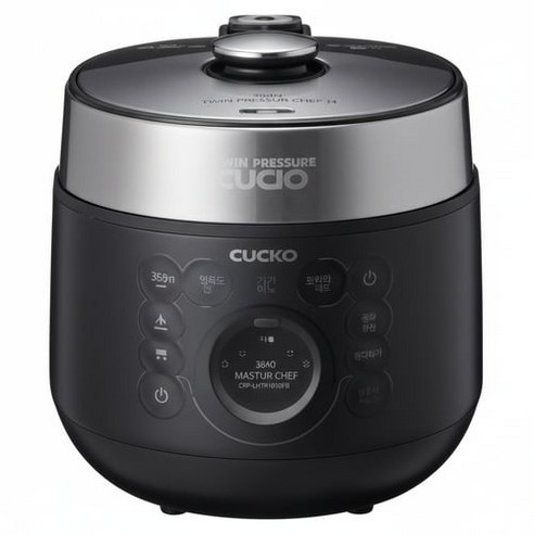 쿠쿠 2기압 트윈프레셔 마스터셰프 10인용 압력밥솥, CRP-LHTR1010FB, Dark black color