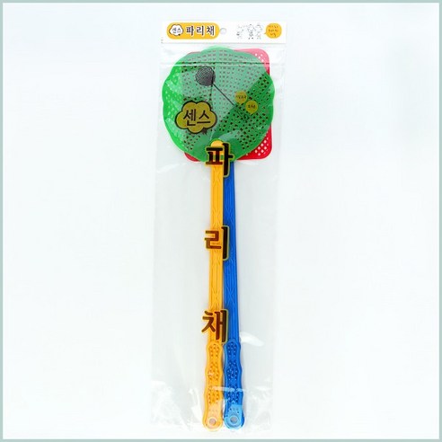 정복산업 센스 파리채 벌레쫓는 채 지압효과 효자손, 1개