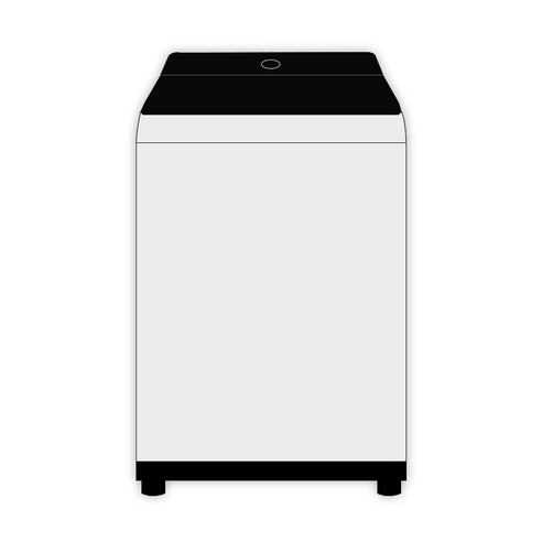 [삼성전자] 그랑데 통버블 통돌이 일반 세탁기 19kg 이중안심필터 버블폭포, WA19CG6745BW, 화이트