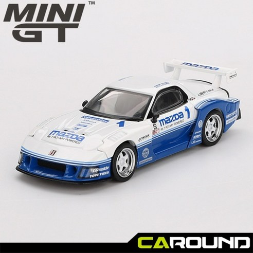 미니지티(1011) 1:64 마쯔다 RX-7 LB-슈퍼 실루엣 IMSA, 1개, 1011