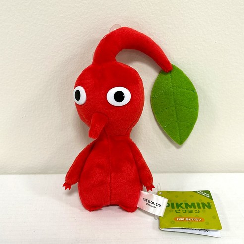 일본 정품 피크민 인형 닌텐도 캐릭터인형, 1개, 레드, 17cm