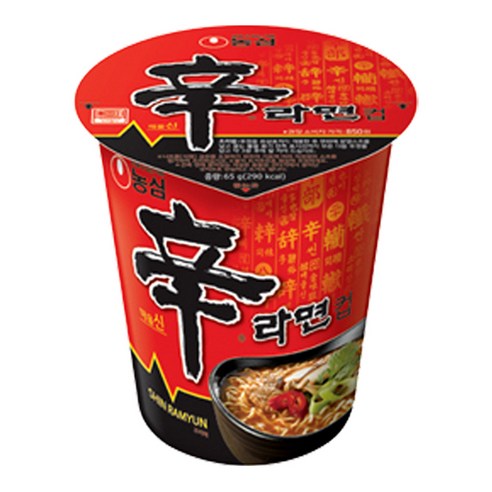 농심 신라면 컵 65g, 6개