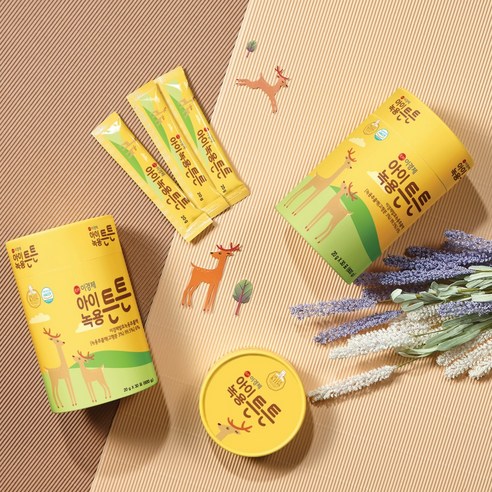 [공식판매점]이경제 아이녹용튼튼 어린이영양제 아이녹용젤리 녹용함유 1박스(20g*30포) 우리 아이 바른 성장을 위해 이미지 3