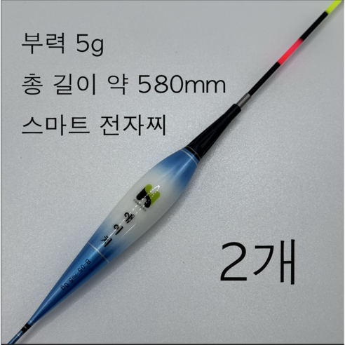 스마트 전자찌 낚시찌 변색찌 에너지 절감찌 예민찌 민물찌, 1세트, 부력 5g (모델 B-05)