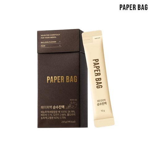 페이퍼백 순수진액 스틱포, 1개, 210g