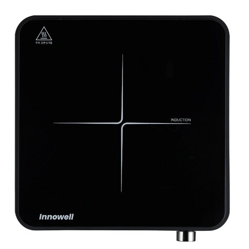 이노웰 고화력 1구 인덕션 전기레인지 2000W, 일반형, IH2000-Black
