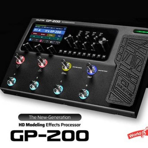 VALETON 베일톤 GP-200 기타 베이스 입문용 이펙터 멀티이펙터 멀티이펙트 프로세서, *, 1개, Valeton GP-200VT, *